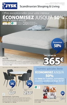 Prospectus Jysk à Le Grand-Quevilly, "Offres exceptionnelles pour votre intérieur", 16 pages de promos valables du 03/09/2024 au 14/10/2024