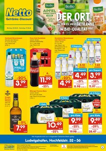 Bitburger im Netto Marken-Discount Prospekt "DER ORT, AN DEM DU IMMER AUSGEZEICHNETE PREISE FINDEST." mit 2 Seiten (Mannheim)