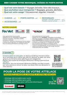 Prospectus Feu Vert de la semaine "LE GUIDE REMORQUES & ACCESSOIRES" avec 2 pages, valide du 27/03/2024 au 23/07/2024 pour Valence et alentours