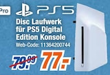Disc Laufwerk für PS5 Digital Edition Konsole im Angebot bei expert in Homburg Disc Laufwerk für PS5 Digital Edition Konsole Angebote bei expert Homburg für 77,00 €
