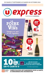 U Express Catalogue "LA FOIRE AUX VINS", 24 pages, Poitiers, 27/09/2022 - 08/10/2022 U Express Catalogue "LA FOIRE AUX VINS", 24 pages, Poitiers, 27/09/2022 - 08/10/2022