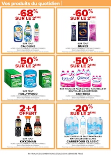 Promotion Cajoline dans le prospectus Carrefour, valable du 22/07/2025 au 04/08/2025 Promo Cajoline dans le catalogue Carrefour du moment à la page 49
