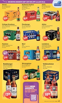 Radeberger im Getränke Hoffmann Prospekt "Aktuelle Angebote" mit 10 Seiten (Cottbus)