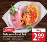 Duroc Edelschwein French Rack bei famila Nordost im Nauen Prospekt für 2,99 €
