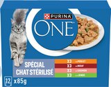 Pâtée pour chat stérilisé à la viande et au saumon - PURINA ONE - Intermarché Hyper à Poitiers Pâtée pour chat stérilisé à la viande et au saumon - PURINA ONE en promo chez Intermarché Hyper Poitiers à 3,89 €