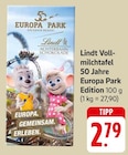 Vollmilchtafel 50 Jahre Europa Park Edition bei EDEKA im Plaidt Prospekt für 2,79 €