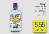 London Dry Gin im Angebot bei diska in Chemnitz London Dry Gin Angebote von Finley's bei diska Chemnitz für 5,55 €