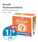 Markenzwieback von Brandt im aktuellen V-Markt Prospekt für 1,19 €