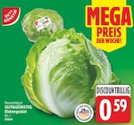 Eisbergsalat von GUT&GÜNSTIG für 0,59 € bei EDEKA im Angebot Eisbergsalat von GUT&GÜNSTIG im aktuellen EDEKA Prospekt