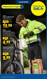 Promotion Vélo Pliant dans le prospectus Lidl, valable du 26/02/2026 au 04/03/2026 Promo Vélo Pliant dans le catalogue Lidl du moment à la page 73