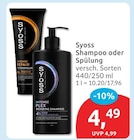 Shampoo im Angebot bei budni in Lüneburg Shampoo Angebote von Syoss bei budni Lüneburg für 4,49 €