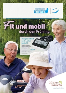 Riedel & Pfeuffer GmbH Haus der Gesundheit Prospekt Fit und mobil durch den Frühling mit 6 Seiten