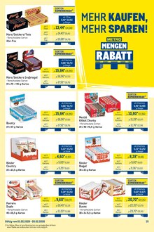 Snickers im METRO Prospekt "Wochenengebote Haendler + Monats Mix" mit 27 Seiten (Bremen)