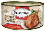 Cuisses de canard confites - DELPEYRAT - U Express à Bastia Cuisses de canard confites - DELPEYRAT en promo chez U Express Bastia à 16,90 €