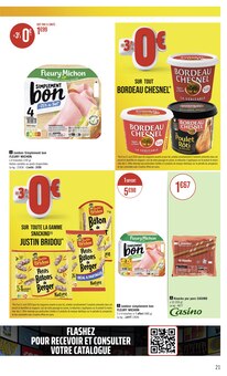 Promo Saucisson Sec dans le catalogue Casino Supermarchés du moment à la page 21