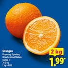 Orangen bei Lidl im Prospekt "" für 1,99 €