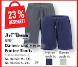 Damen- und Herren- Frottee-Shorts im Angebot bei Kaufhaus Stolz in Schwerin Damen- und Herren- Frottee-Shorts Angebote von J+T Brown by STOLZ bei Kaufhaus Stolz Schwerin für 10,00 €