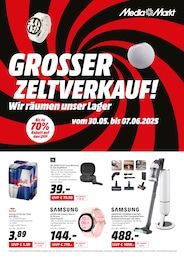 MediaMarkt Saturn Prospekt für Weiden mit 2 Seiten MediaMarkt Saturn Prospekt für Weiden: "GROSSER ZELTVERKAUF!", 2 Seiten, 30.05.2025 - 07.06.2025