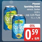 Sparkling Eistee Angebote von Pfanner bei E neukauf Neubrandenburg für 0,59 €