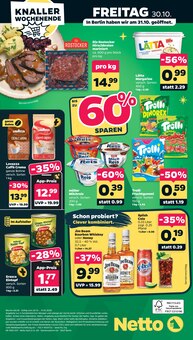 Braten im aktuellen Netto mit dem Scottie Prospekt (Cottbus) Braten im Netto mit dem Scottie Prospekt "Günstig. Besser. Für Dich." mit 39 Seiten (Cottbus)