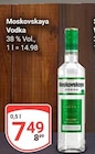Moskovskaya Vodka Angebote bei GLOBUS Kaiserslautern für 7,49 €