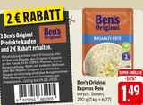 Express Reis Angebote von Ben's Original bei EDEKA Pforzheim für 1,49 €