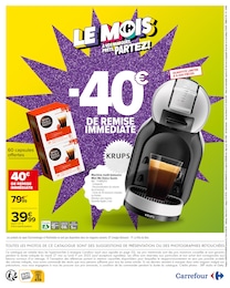 Prix et réduction Dolce Gusto dans le prospectus Carrefour en cours Offre Dolce Gusto dans le catalogue Carrefour du moment à la page 2