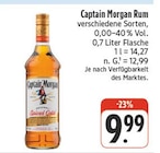 Rum von Captain Morgan im aktuellen EDEKA Prospekt für 9,99 €