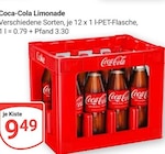 Aktuelle Coca Cola Angebote bei GLOBUS in Willich Aktuelles Coca-Cola Limonade Angebot bei GLOBUS in Willich ab 9,49 €