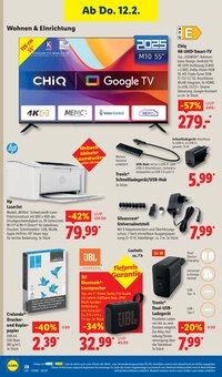 Kopierpapier im Lidl Prospekt "LIDL LOHNT SICH" mit 70 Seiten (Erfurt)