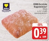 Roggenbrötchen im Angebot bei EDEKA in Schwabach Roggenbrötchen Angebote von EDEKA Herzstücke bei EDEKA Schwabach für 0,39 €