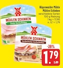 Mühlen Schinken Zarter Kochschinken im Angebot bei EDEKA in Altenburg Mühlen Schinken Zarter Kochschinken Angebote von Rügenwalder Mühle bei EDEKA Altenburg für 1,79 €
