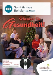 Aktueller Sanitätshaus Behsler am Markt Sanitätshäuser Prospekt für Waghäusel: Schenken Sie Gesundheit! mit 6} Seiten, 13.11.2024 - 31.01.2025