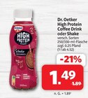 Aktuelles High Protein Coffee Drink oder Shake Angebot bei nah&frisch in Rheda-Wiedenbrück ab 1,49 €
