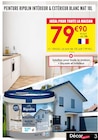 Promo Peinture ripolin intérieur & extérieur blanc mat 10l à 79,90 € dans le catalogue Décor Discount à Aubenas