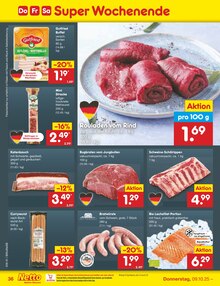 Rindfleisch im Netto Marken-Discount Prospekt "Aktuelle Angebote" mit 58 Seiten (Paderborn)
