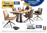 Esstisch Chic von Stressless im aktuellen Segmüller Prospekt für 549,00 €