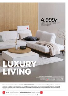 Sitzmöbel im aktuellen XXXLutz Möbelhäuser Prospekt (Remscheid) Sitzmöbel im XXXLutz Möbelhäuser Prospekt "JOOP!" mit 18 Seiten (Remscheid)