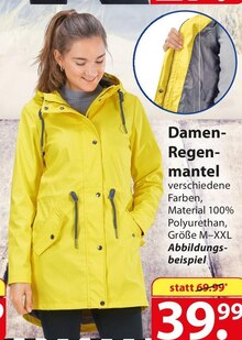 Damen-Regenmantel bei famila Nordost in Garbsen Damen-Regenmantel im Angebot bei famila Nordost Garbsen für 39,99 €