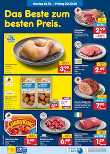 Rindfleisch im Netto Marken-Discount Prospekt "Aktuelle Angebote" mit 70 Seiten (Bremerhaven)