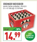 WEISSBIER im Angebot bei Marktkauf in Dortmund WEISSBIER Angebote von ERDINGER bei Marktkauf Dortmund für 14,99 €