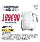 Bouilloire - SMEG en promo chez Proxi Confort Les Mureaux à 159,90 €