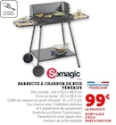 Barbecue à charbon de bois Ténérife - Somagic - Hyper U à Challans Barbecue à charbon de bois Ténérife - Somagic en promo chez Hyper U Challans à 99,00 €