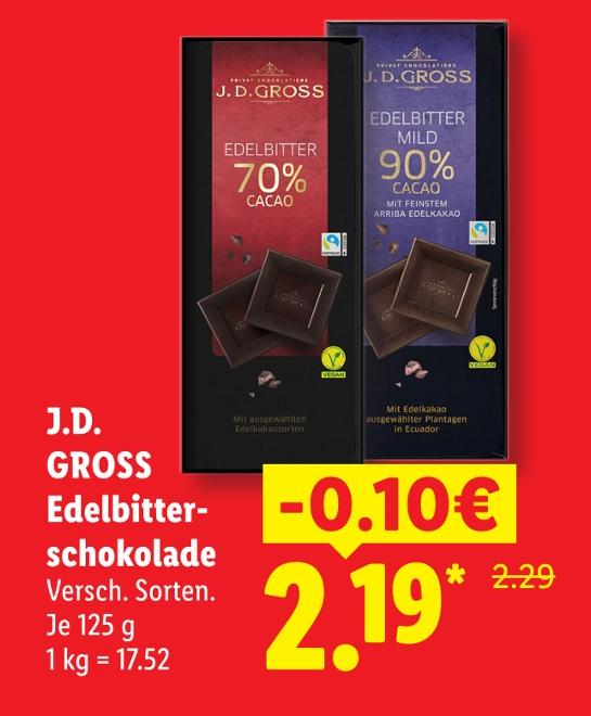 Edelbitterschokolade 70% Kakao