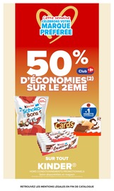 Kinder en promo dans le catalogue Carrefour à la page 45
