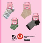 Paire de chaussettes femme - Le Bourget en promo chez E.Leclerc Paire de chaussettes femme - Le Bourget dans le catalogue E.Leclerc
