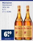 Weinbrand Angebote von Mariacron bei Getränkewelt Wuppertal für 6,99 €