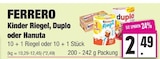 Kinder Riegel im Angebot bei EDEKA in Norderstedt Kinder Riegel Angebote von Ferrero bei EDEKA Norderstedt für 2,49 €