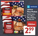 Pizza-Pockets 3-Käse im ALDI SÜD Prospekt Pizza-Pockets 3-Käse von AMERICAN im aktuellen ALDI SÜD Prospekt für 2,99 €