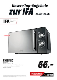 MediaMarkt Saturn Mikrowelle im Prospekt MediaMarkt Saturn Mikrowelle im Prospekt